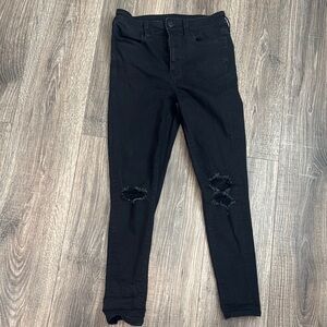 American Eagle Outfitters Skinny Black Jeans Stretch Fit
